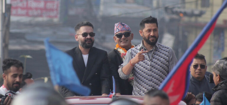 काठमाडौं उपत्यकामा रास्वपाको ‘जनसम्पर्क तथा घण्टी अभिवादन कार्यक्रम’