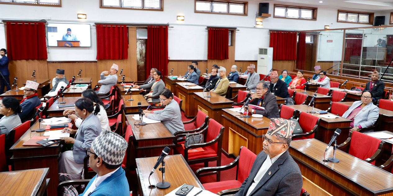 राष्ट्रियसभामा मुस्लिम आयोगको प्रतिवेदन प्रस्तुत गर्दै प्रधानमन्त्री