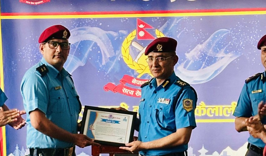 सई बोहरा कैलालीका ‘पुलिस अफ द मन्थ’