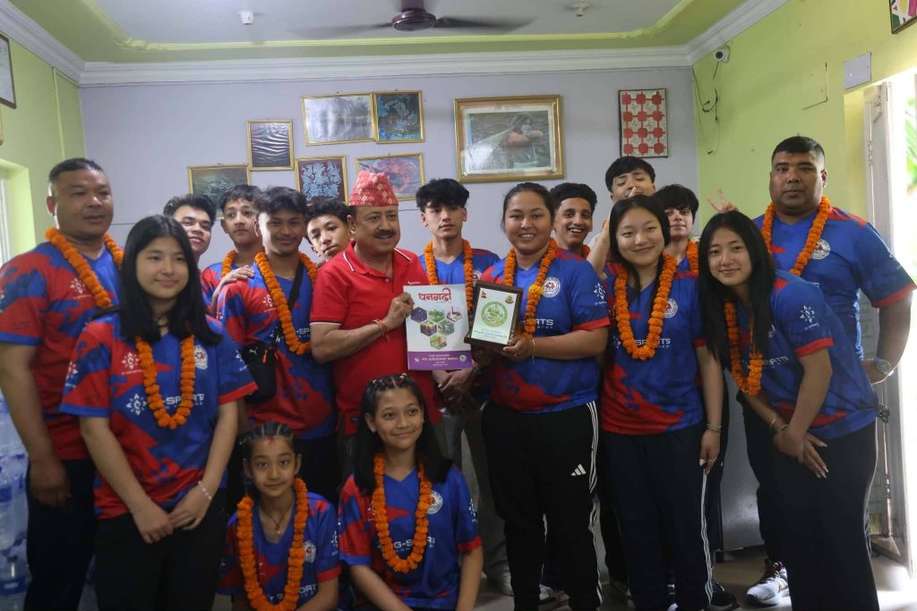 यू–१९ टेबल टेनिस टोली भारत प्रस्थान, धनगढीमा भव्य विदाइ