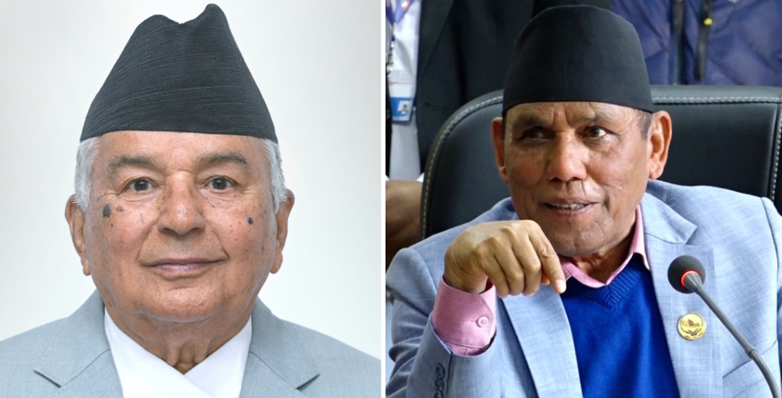 राष्ट्रपतिसँग राष्ट्रियसभाका अध्यक्षको भेट