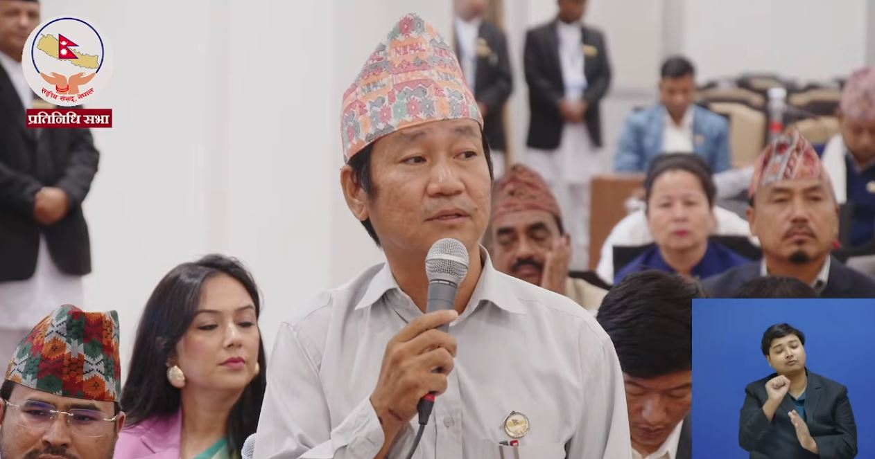 सीमामा तारजाली लगाउन १ खर्ब विनियोजन गर्न हर्क साम्पाङको माग