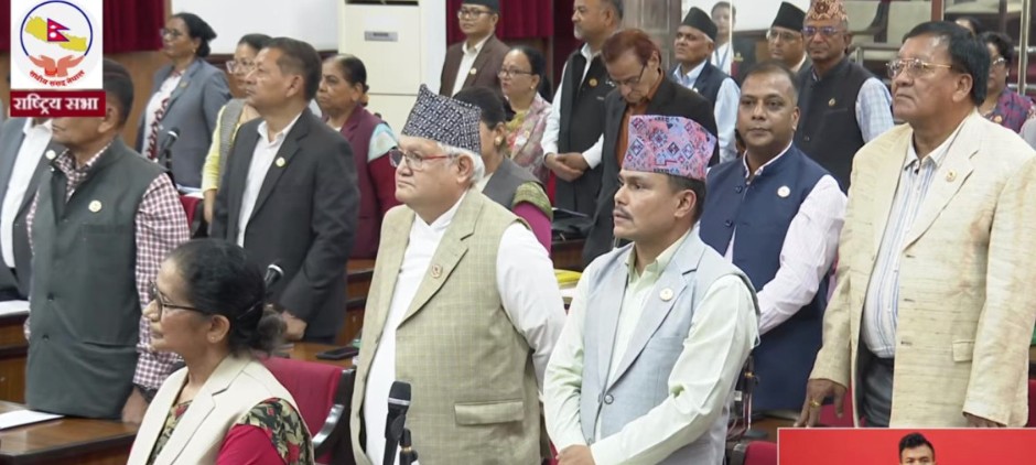 प्रधानमन्त्रीको अभिव्यक्तिमा विवाद, राष्ट्रिय सभा प्रतिपक्षद्वारा अवरुद्ध